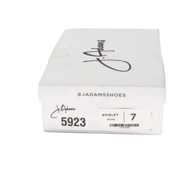 J. Adams Chunky Block High Heel - Formal, Wedding Party Classic Pump Size 7 - Picture 4 of 8